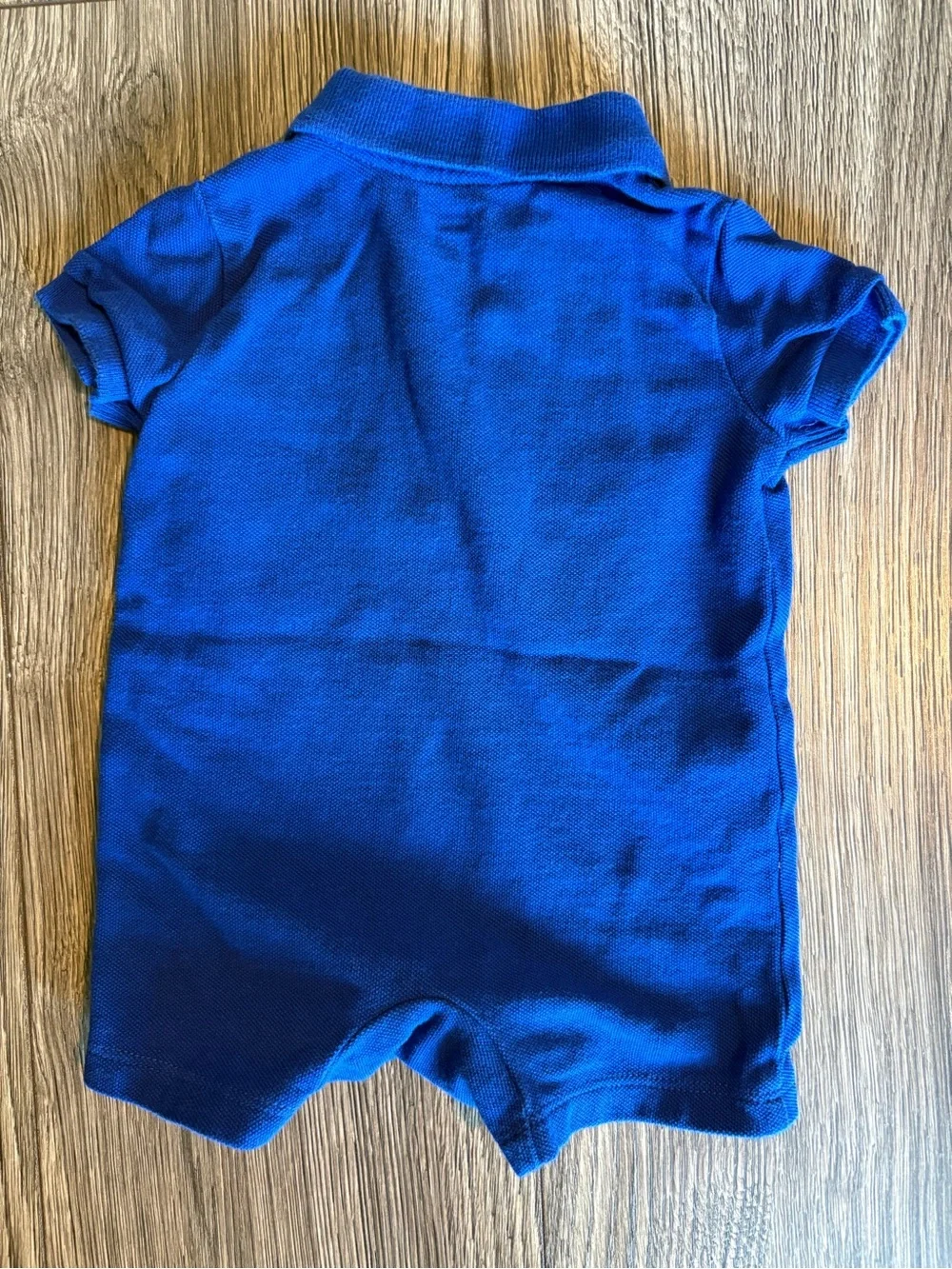 Cotton Short Sleeved Collared Polo Shortall - 3M